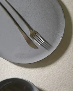 Plates-Robert Gordon Canvas Dinner Plate / Storm