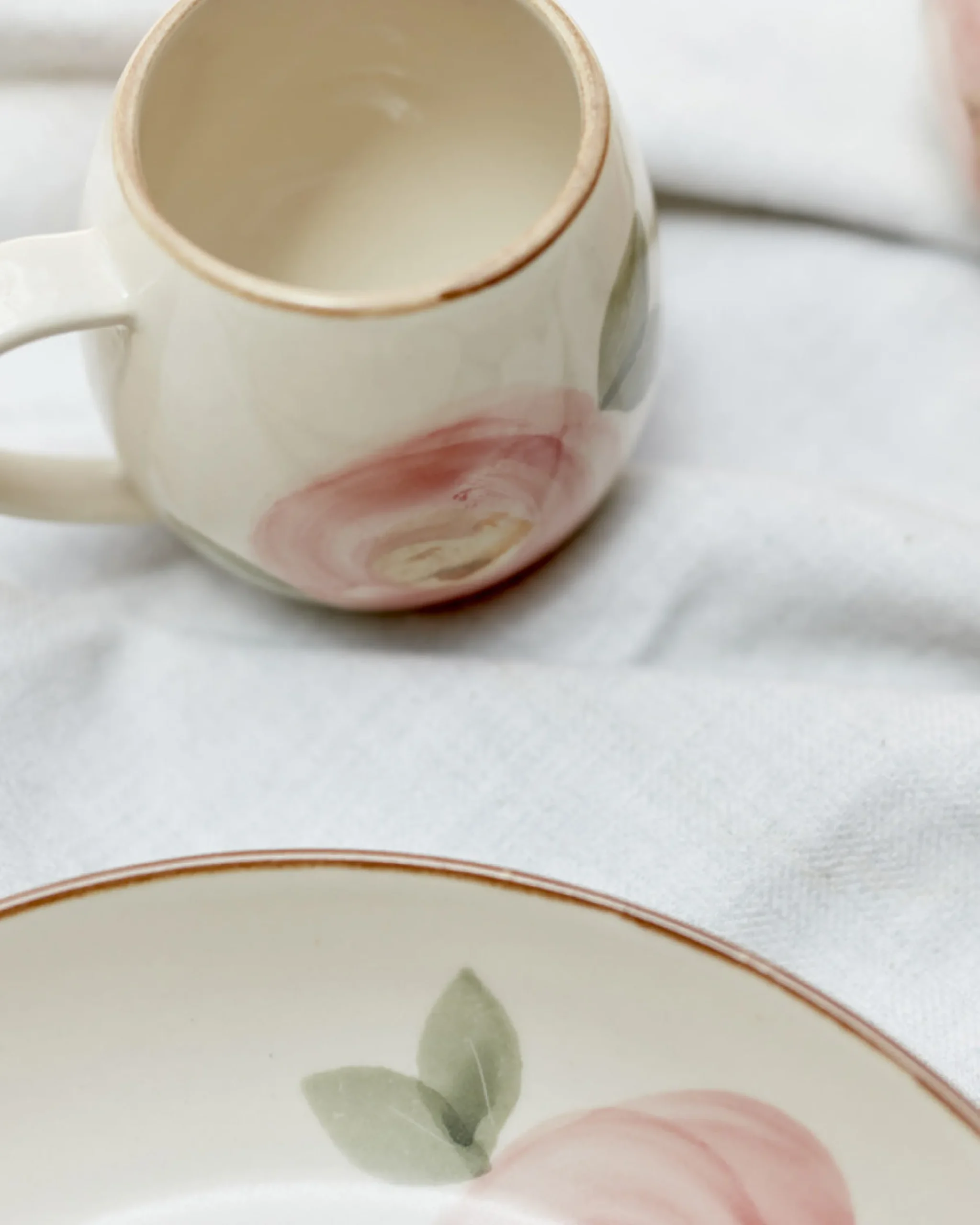 Mugs & Cups-Robert Gordon Canvas Mug / Orchard Blossom