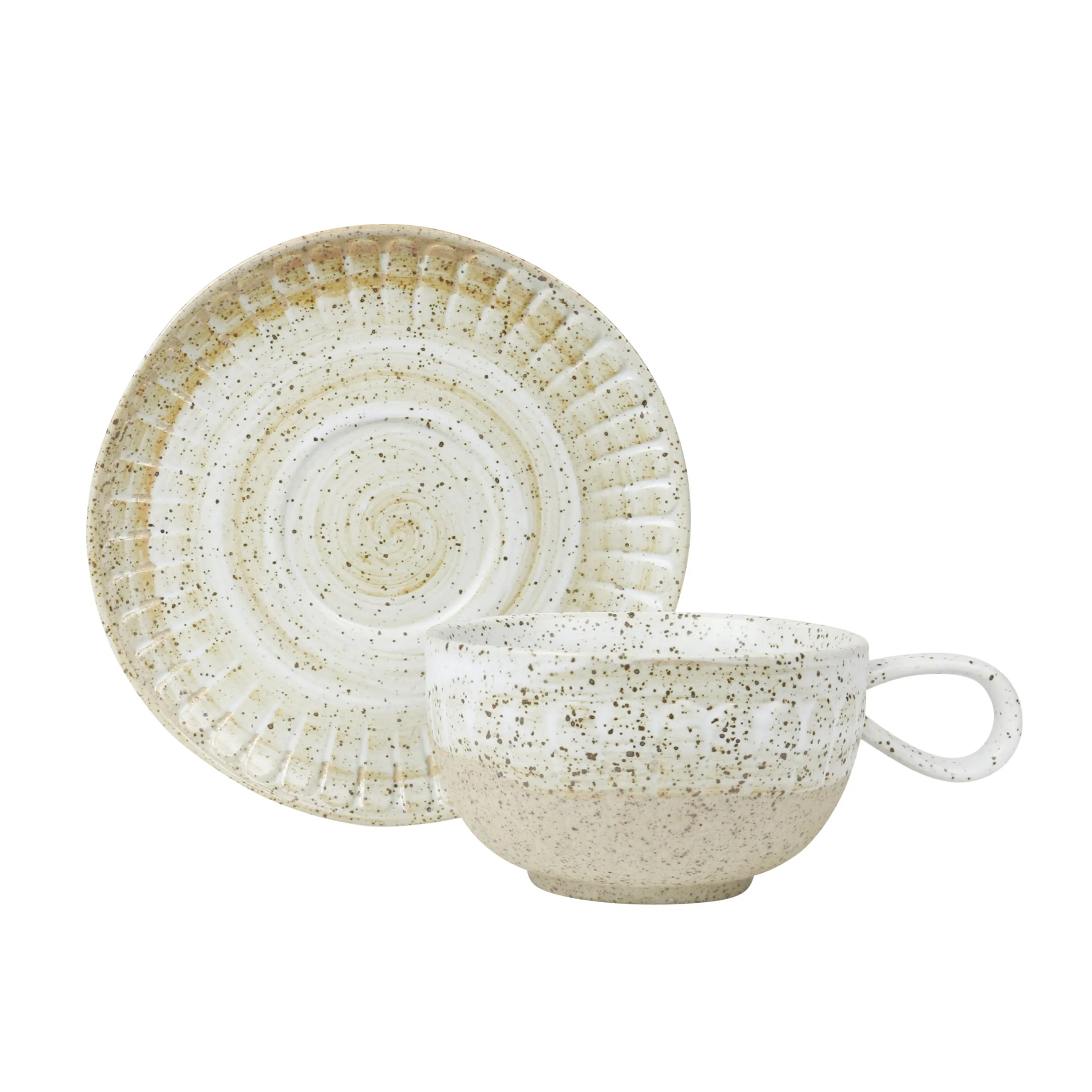 Mugs & Cups-Robert Gordon Ceylon Cup & Saucer / White