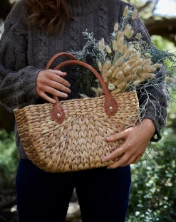 Baskets-Robert Gordon Harvest Baskets Set Of 2 / Suede
