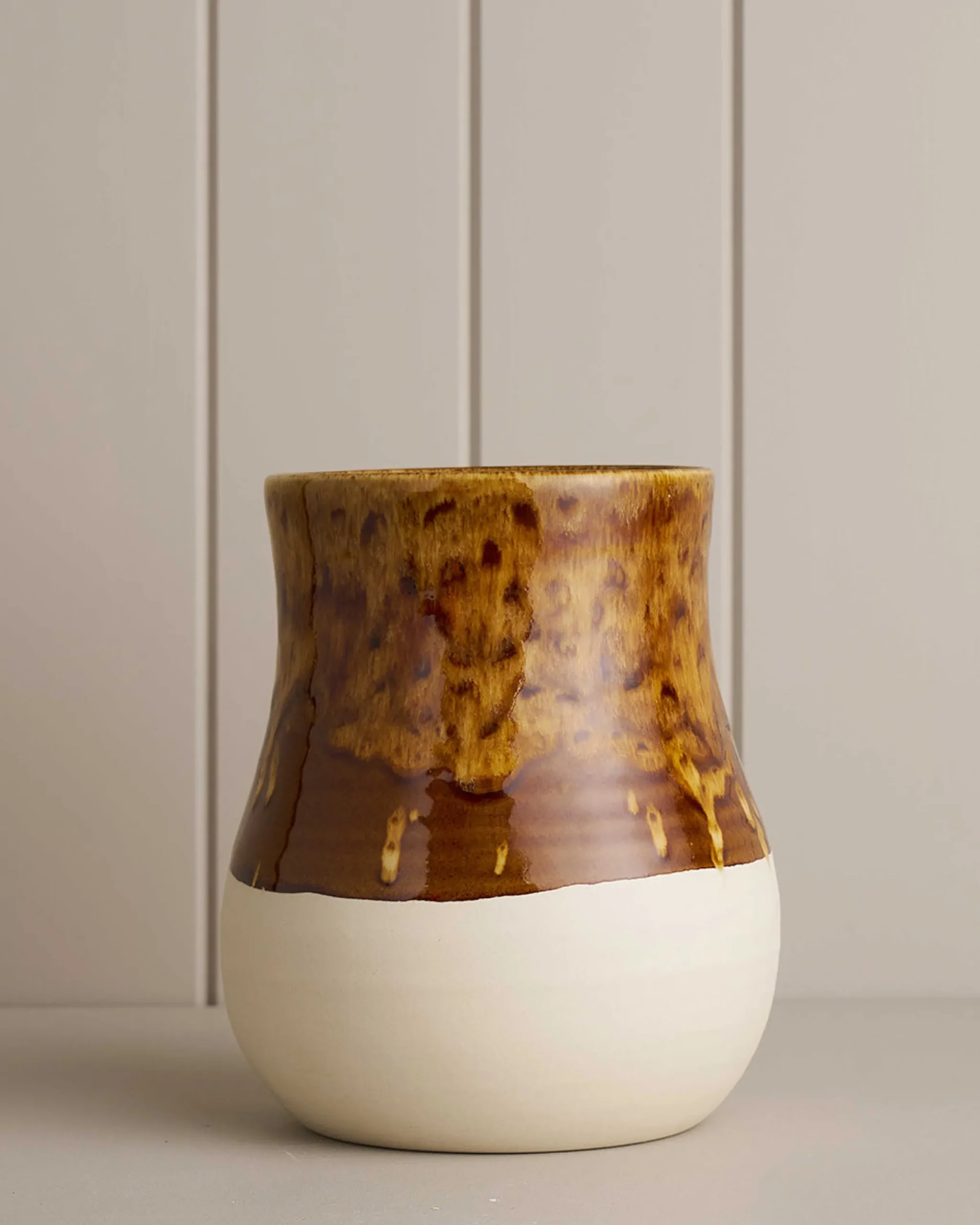 Vases-Robert Gordon Large Botanica Vase / Crema