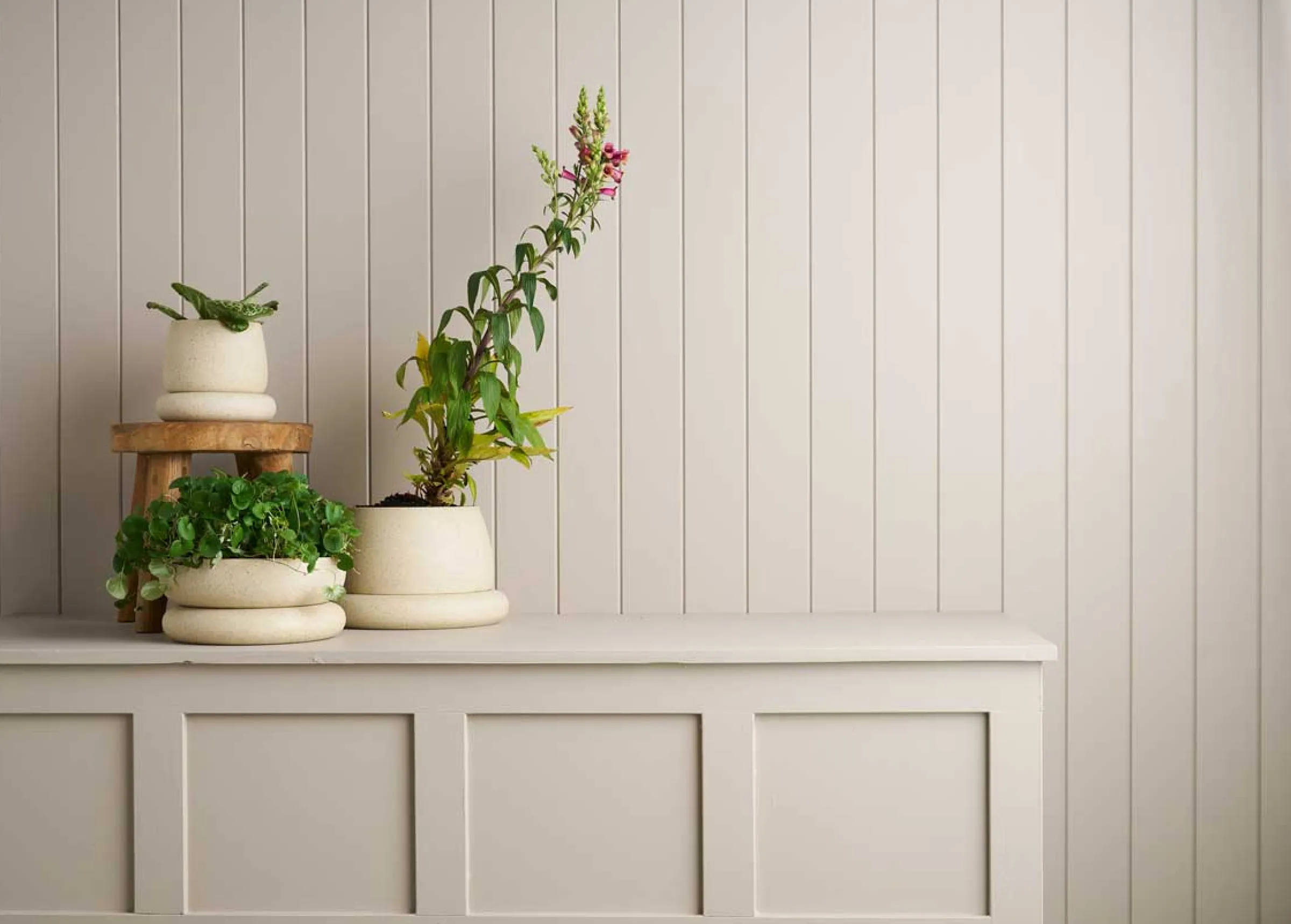 Planters & Watering Cans-Robert Gordon Large Cloud Planter / White Speckle