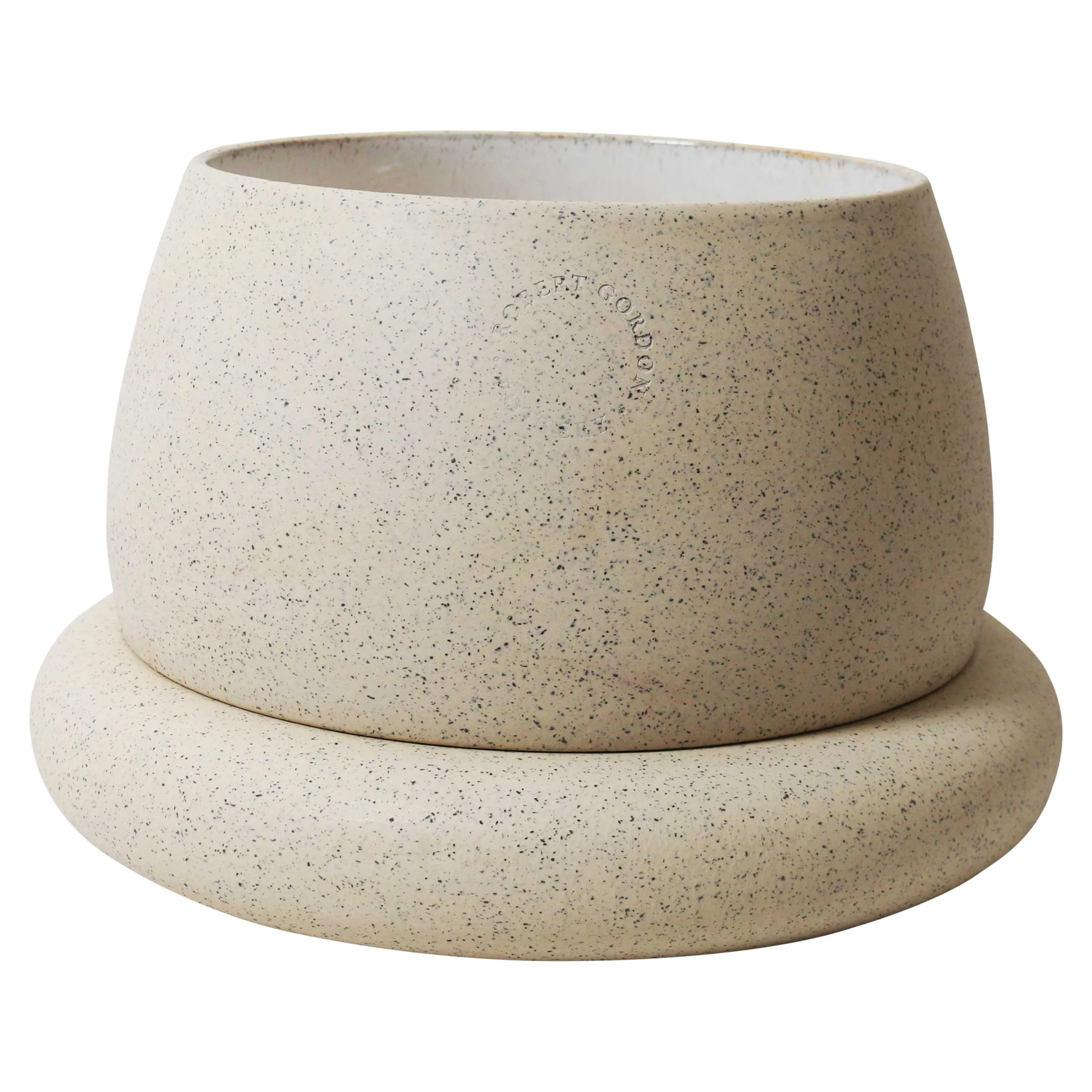 Planters & Watering Cans-Robert Gordon Large Cloud Planter / White Speckle