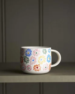 Mugs & Cups-Robert Gordon Mug - Big Flower Heart / RGA X Claire Ritchie