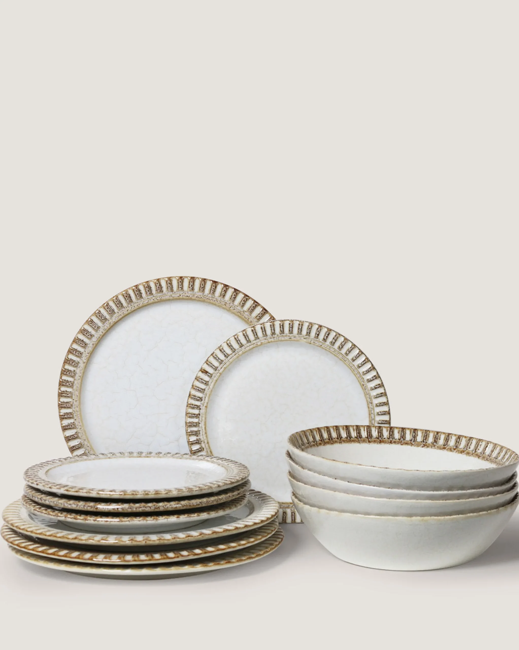 Dinner Sets-Robert Gordon 12pc Adelaide Dinner Set / Birch