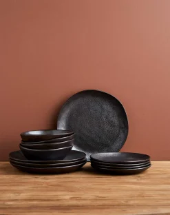 Dinner Sets-Robert Gordon 12pc Earth Dinner Set / Black
