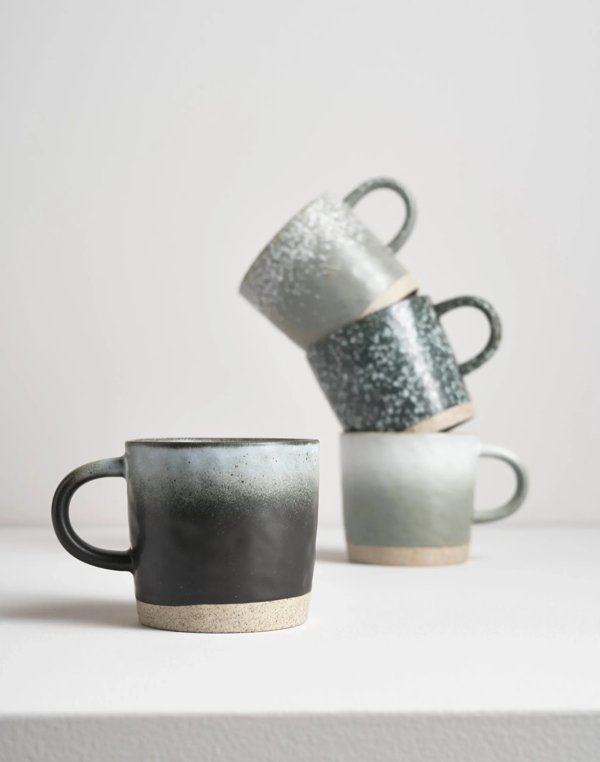 Mugs & Cups-Robert Gordon Strata Mugs / Grey